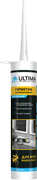 Ultima U герметик силиконовый универсальный белый,280ml (1 кор-12шт)