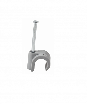 SCH Крепежная скоба Sormat (серая) для круглого электрического кабеля